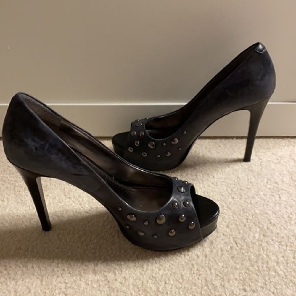 Marc Fisher Studded Platform Pumps - Picture 2 of 7